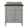 Brittany 30" Single Vanity, Urban Gray, w/ 3 CM Phantome Eclos Top