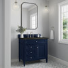Brittany 36" Single Vanity, Victory Blue, w/ 3 CM Phantome Eclos Top