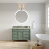 Brittany 48" Single Vanity, Smokey Celadon, w/ 3 CM Tajnar Eclos Top