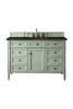 Brittany 48" Single Vanity, Sage Green, w/ 3 CM Phantome Eclos Top