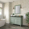 Brittany 48" Single Vanity, Sage Green, w/ 3 CM Phantome Eclos Top