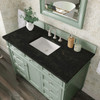 Brittany 48" Single Vanity, Sage Green, w/ 3 CM Phantome Eclos Top