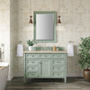 Brittany 48" Single Vanity, Sage Green, w/ 3 CM Tajnar Eclos Top
