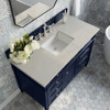 Brittany 48" Single Vanity, Victory Blue, w/ 3 CM Siberian Silestone Top