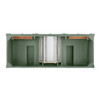 Brittany 60" Double Vanity Cabinet, Smokey Celadon