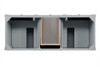 Brittany 60" Double Vanity, Urban Gray, w/ 3 CM Phantome Eclos Top