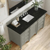 Brittany 60" Single Vanity, Urban Gray, w/ 3 CM Phantome Eclos Top