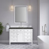 Brittany 48" Single Vanity in Bright White, w/ 3 CM Phantome Eclos Top