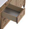 Brittany 48" Single Vanity, Pecan w/ 3 CM Parisien Bleu Silestone Top