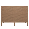 Brittany 48" Single Vanity, Pecan w/ 3 CM Victorian Silver Silestone Top