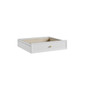 Bellshire 24" Drawer Unit, Bright White w/ 3 CM Eternal Jasmine Pearl Silestone Top
