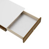 Bellshire 24" Drawer Unit, Honey Oak w/ 3 CM Eternal Jasmine Pearl Silestone Top