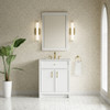 Bellshire 30" Single Vanity, Bright White w/ 3 CM Lime Delight Silestone Top
