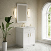 Bellshire 30" Single Vanity, Bright White w/ 3 CM Lime Delight Silestone Top