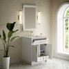 Bellshire 30" Single Vanity, Bright White w/ 3 CM Lime Delight Silestone Top