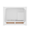Bellshire 30" Single Vanity, Bright White w/ 3 CM Lime Delight Silestone Top