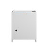 Bellshire 30" Single Vanity, Bright White w/ 3 CM Tajnar Eclos Top