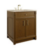 Bellshire 30" Single Vanity, Honey Oak w/ 3 CM Tajnar Eclos Top