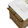 Bellshire 30" Single Vanity, Honey Oak w/ 3 CM Tajnar Eclos Top