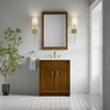 Bellshire 30" Single Vanity, Honey Oak w/ 3 CM White Zeus Silestone Top
