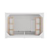 Bellshire 36" Single Vanity, Bright White w/ 3 CM Phantome Eclos Top