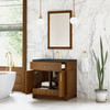 Bellshire 36" Single Vanity, Honey Oak w/ 3 CM Charcoal Soapstone Silestone Top