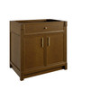 Bellshire 36" Single Vanity, Honey Oak w/ 3 CM Victorian Silver Silestone Top