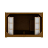 Bellshire 36" Single Vanity, Honey Oak w/ 3 CM White Zeus Silestone Top