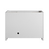 Bellshire 48" Single Vanity, Bright White w/ 3 CM Eternal Jasmine Pearl Silestone Top