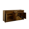 Bellshire 72" Double Vanity, Honey Oak w/ 3 CM Carrara Marble Top