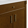 Bellshire 72" Double Vanity, Honey Oak w/ 3 CM Lime Delight Silestone Top