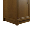 Bellshire 96" Dual Vanity Set with 24" Make-Up Counter, Honey Oak w/3 cm Victorian Silver Silestone Top
