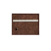 Amberly 30" Single Vanity, Mid-Century Walnut w/ Single Hole 3 CM White Zeus Top & Backsplash