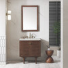 Amberly 30" Single Vanity, Mid-Century Walnut w/ 3 CM Lime Delight Top