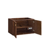 Amberly 36" Single Vanity, Mid-Century Walnut w/ 3 CM Carrara Marble Top