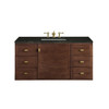 Amberly 48" Single Vanity, Mid-Century Walnut, w/ 3 CM Phantome Eclos Top