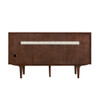 Amberly 60" Double Vanity, Mid-Century Walnut, w/ 3 CM Phantome Eclos Top