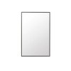Rohe 26" Rectangular Mirror, Matte Black