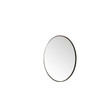 Rohe 30" Round Mirror, Champagne Brass