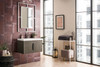 Columbia 31.5" Single Vanity, Ash Gray w/ White Glossy Composite Stone Top