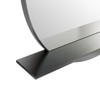 Platform 24" Mirror, Modern Iron