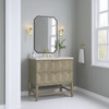 Emmeline 36" Single Vanity, Pebble Oak w/ 3 CM Eternal Jasmine Pearl Top