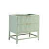 Emmeline 36" Single Vanity, Pistachio w/ 3 CM Eternal Jasmine Pearl Top