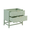 Emmeline 36" Single Vanity, Pistachio w/ 3 CM Eternal Jasmine Pearl Top