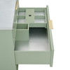 Emmeline 36" Single Vanity, Pistachio w/ 3 CM Eternal Jasmine Pearl Top