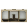 Emmeline 48" Single Vanity, Pebble Oak w/ 3 CM White Zeus Silestone Top