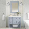 Solene 28" Mirror, Serenity Blue