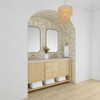 Marigot 72" Double Vanity, Sunwashed Oak w/ 3 CM Eternal Marfil Silestone Top