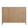 Celeste 48" Single Vanity, Sunwashed Oak with Embossed Shagreen w/ Single Hole 3 CM White Zeus Silestone Top & Backsplash