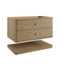 Allamari 36" Single Vanity, Dune Mist w/ 3 CM Siberian Silestone Top
